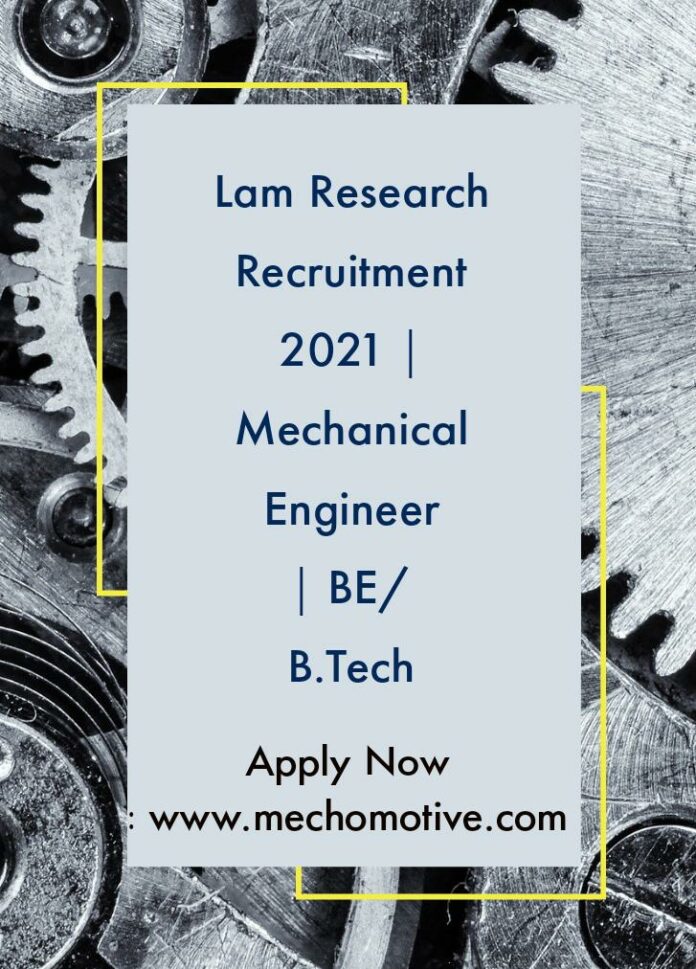 LAM research recruitment 2021