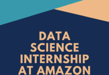 Data science Internship at Amazon