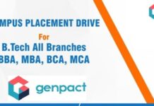 Genpact Recruitment 2021