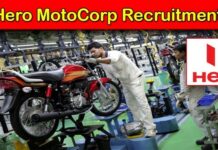 Hero MotoCorp Recruitment 2021