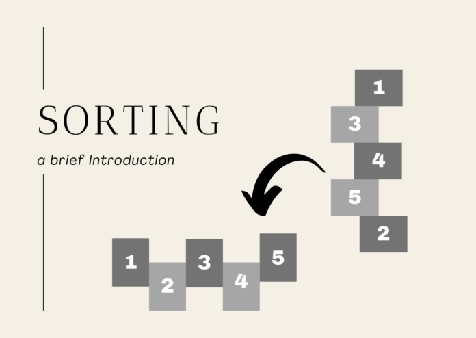 Sorting - a brief introduction