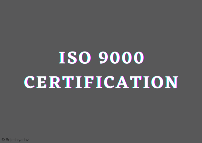 iso 9000 certification