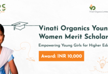 Vinati Organics young women meri scholarship