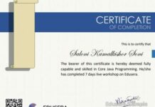 edusera certificate